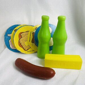 Food And Food Cards Pretend Play Toy Food Vintage Random Lot